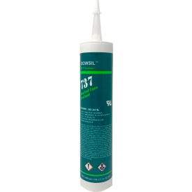 Dowsil™ 737 Neutral Cure Silicone Sealant 300 ml Cartridge Clear 99180483 - Pkg Qty 12