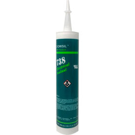 Dowsil™ 738 Electrical Silicone Sealant 300 ml Cartridge White 99180508 - Pkg Qty 12