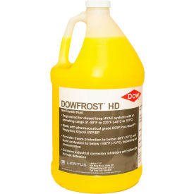 DOW® DOWFROST™ HD Heat Transfer Fluid Select 70 1 Gallon Bottle Yellow 9992158 - Pkg Qty 4