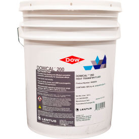 DOW® DOWCAL™ 200 Heat Transfer Fluid 92% Propylene Glycol 5 Gallon Pail Blue 9995005