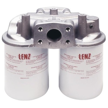 Filter Assembly Spin-On, Double 100 Gpm, 1 1/2