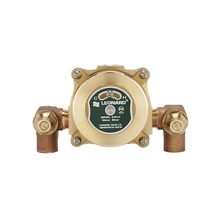 Thermostatic Mixing Valve, Lead Free, Brz MPN:210-LF-F