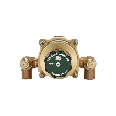 Thermostat Mix Valve, Lead Free, Bronze MPN:TA-LF-F