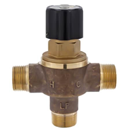 Point Of Use Mixing Valve, 3/4 in Inlet MPN:370-LF-CP