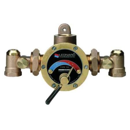 Steam and Water Mixing Valve, Brass MPN:TMS-150-CP