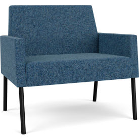 Lesro Mystic Lounge Bariatric Chair Black Frame Connelly Blue Jay Fabric ML1401.SBK-01COBJ