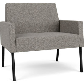 Lesro Mystic Lounge Bariatric Chair Black Frame Connelly Dove Fabric ML1401.SBK-01CODO