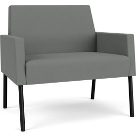 Lesro Mystic Lounge Bariatric Chair Black Frame Open House Asteroid Fabric ML1401.SBK-01OHAS