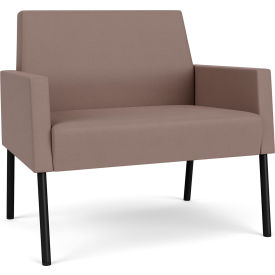 Lesro Mystic Lounge Bariatric Chair Black Frame Open House Goose Fabric ML1401.SBK-01OHGS