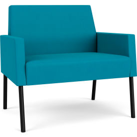 Lesro Mystic Lounge Bariatric Chair Black Frame Open House Waterfall Fabric ML1401.SBK-01OHWF