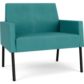 Lesro Mystic Lounge Bariatric Chair Black Frame Patriot Plus Sea Vinyl ML1401.SBK-01PPSE