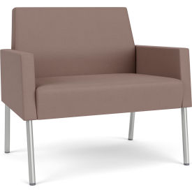 Lesro Mystic Lounge Bariatric Chair Silver Frame Open House Goose Fabric ML1401.SSV-01OHGS