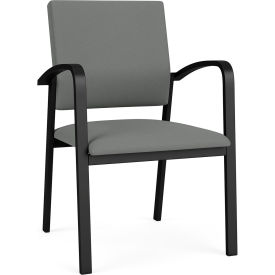 Lesro Newport Guest Chair Black Frame Open House Asteroid Fabric NP1101.SBK-01OHAS
