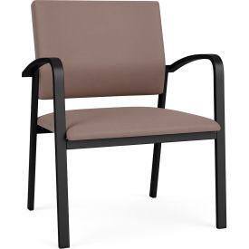Lesro Newport Wide Guest Chair Black Frame Open House Goose Fabric NP1201.SBK-01OHGS