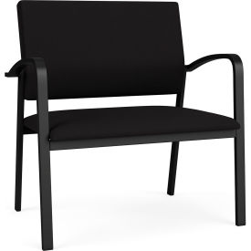 Lesro Newport Bariatric Chair Black Frame Open House Black Fabric NP1401.SBK-01OHBK