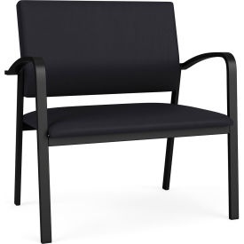 Lesro Newport Bariatric Chair Black Frame Patriot Plus Black Vinyl NP1401.SBK-01PPBK