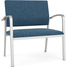 Lesro Newport Bariatric Chair Silver Frame Connelly Blue Jay Fabric NP1401.SSV-01COBJ