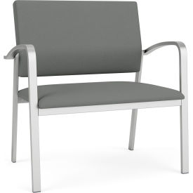Lesro Newport Bariatric Chair Silver Frame Open House Asteroid Fabric NP1401.SSV-01OHAS