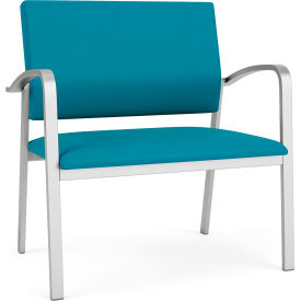 Lesro Newport Bariatric Chair Silver Frame Open House Waterfall Fabric NP1401.SSV-01OHWF