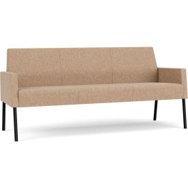 Lesro Mystic Lounge Reception Sofa Black Frame Connelly Wren Fabric ML1601.SBK-01COWN