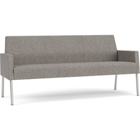 Lesro Mystic Lounge Reception Sofa Silver Frame Connelly Dove Fabric ML1601.SSV-01CODO