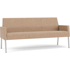 Lesro Mystic Lounge Reception Sofa Silver Frame Connelly Wren Fabric ML1601.SSV-01COWN
