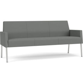 Lesro Mystic Lounge Reception Sofa Silver Frame Open House Asteroid Fabric ML1601.SSV-01OHAS