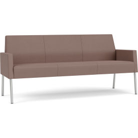 Lesro Mystic Lounge Reception Sofa Silver Frame Open House Goose Fabric ML1601.SSV-01OHGS