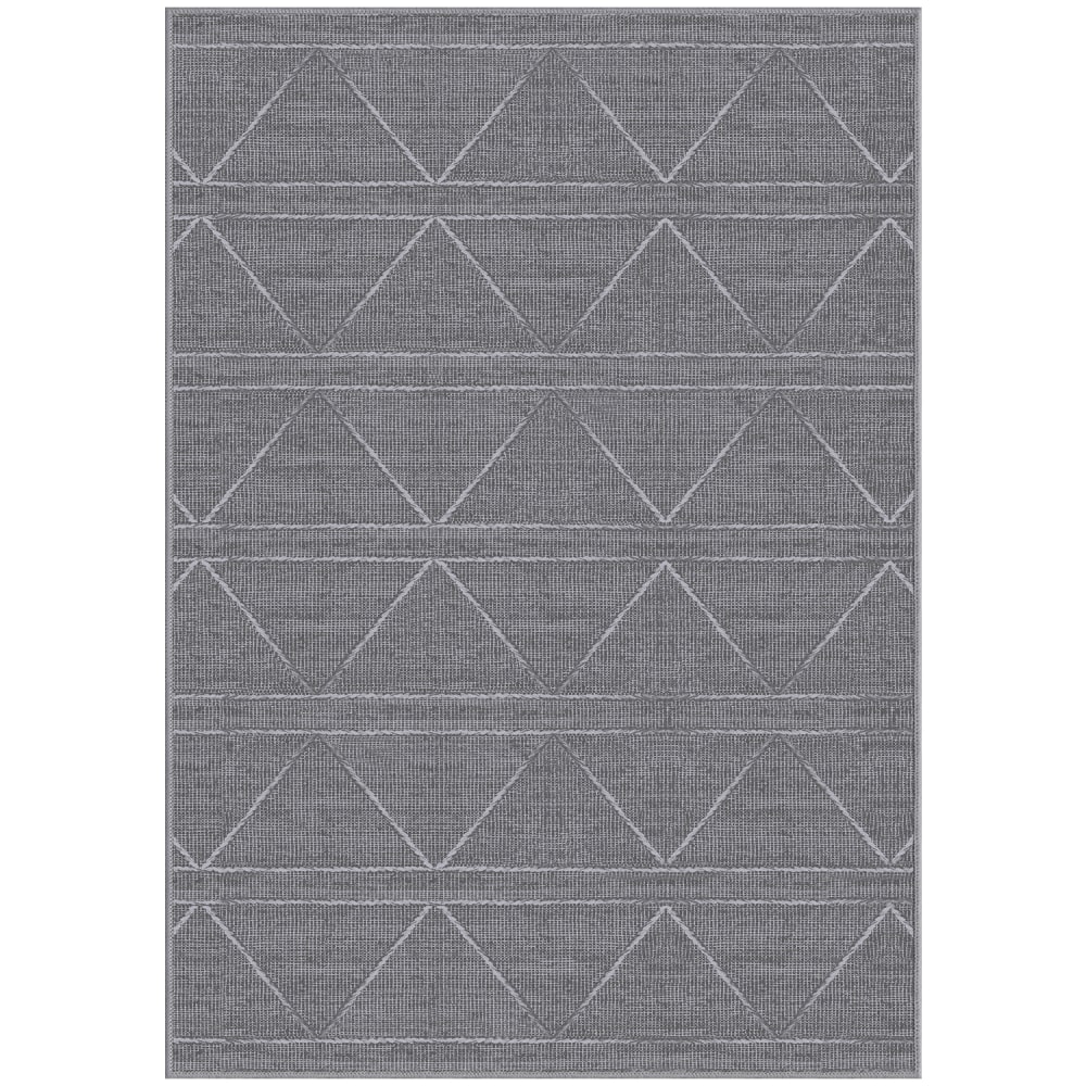 GelPro NeverMove Beckham Area Rug, 24in x 34in, Gray MPN:107-1-2434-B5TS
