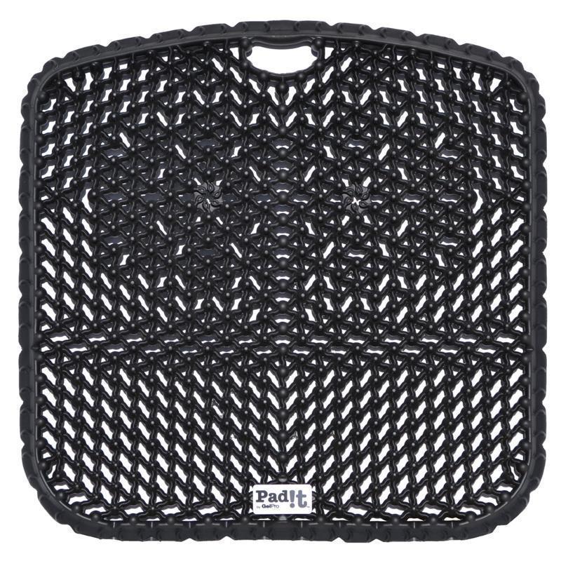 GelPro Pad-It EVA Foam 3-D Seat Cushion, 17-1/2in x 1in, Black MPN:SP-TC02S-ER170-DM35-GNRL-C01