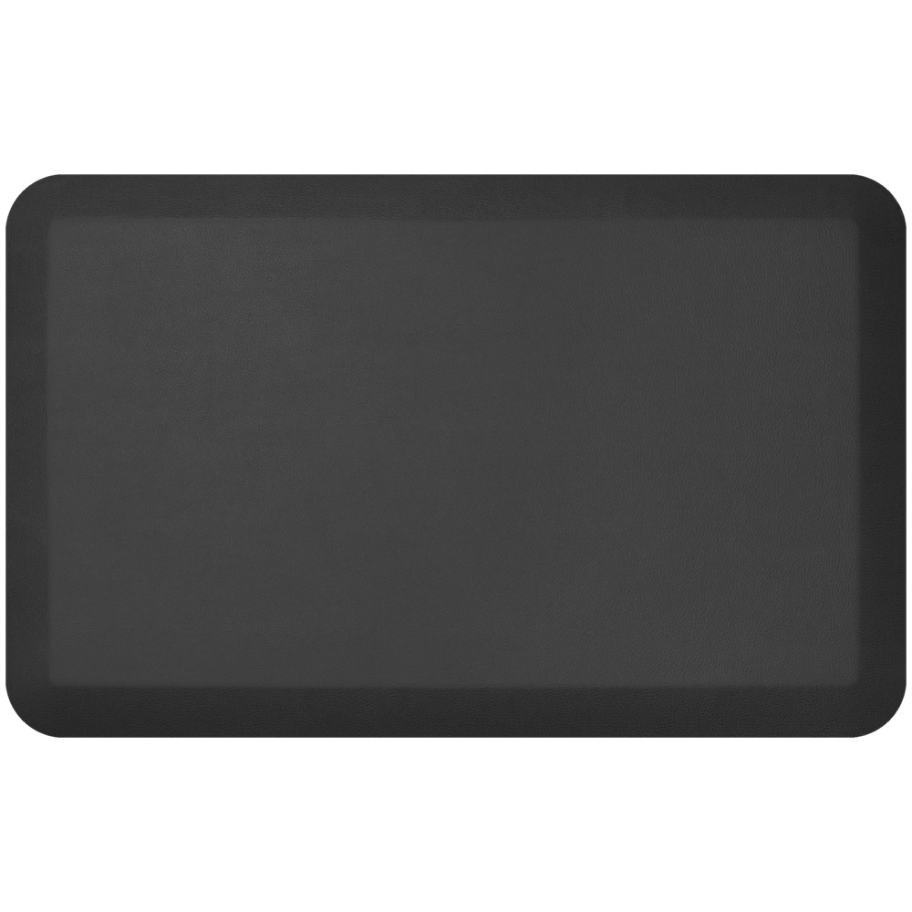 GelPro NewLife Designer Comfort Leather Grain Anti-Fatigue Floor Mat, 20in x 32in, Jet MPN:106-16-2032-1