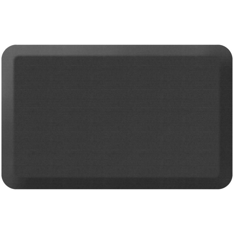 GelPro NewLife Designer Comfort Grasscloth Anti-Fatigue Floor Mat, 20in x 32in, Charcoal MPN:106-23-2032-4
