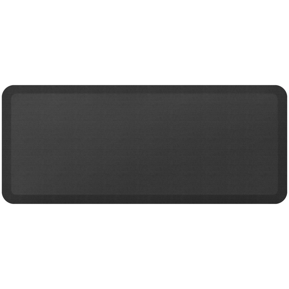 GelPro NewLife Designer Comfort Grasscloth Anti-Fatigue Floor Mat, 20in x 48in, Charcoal MPN:106-23-2048-4