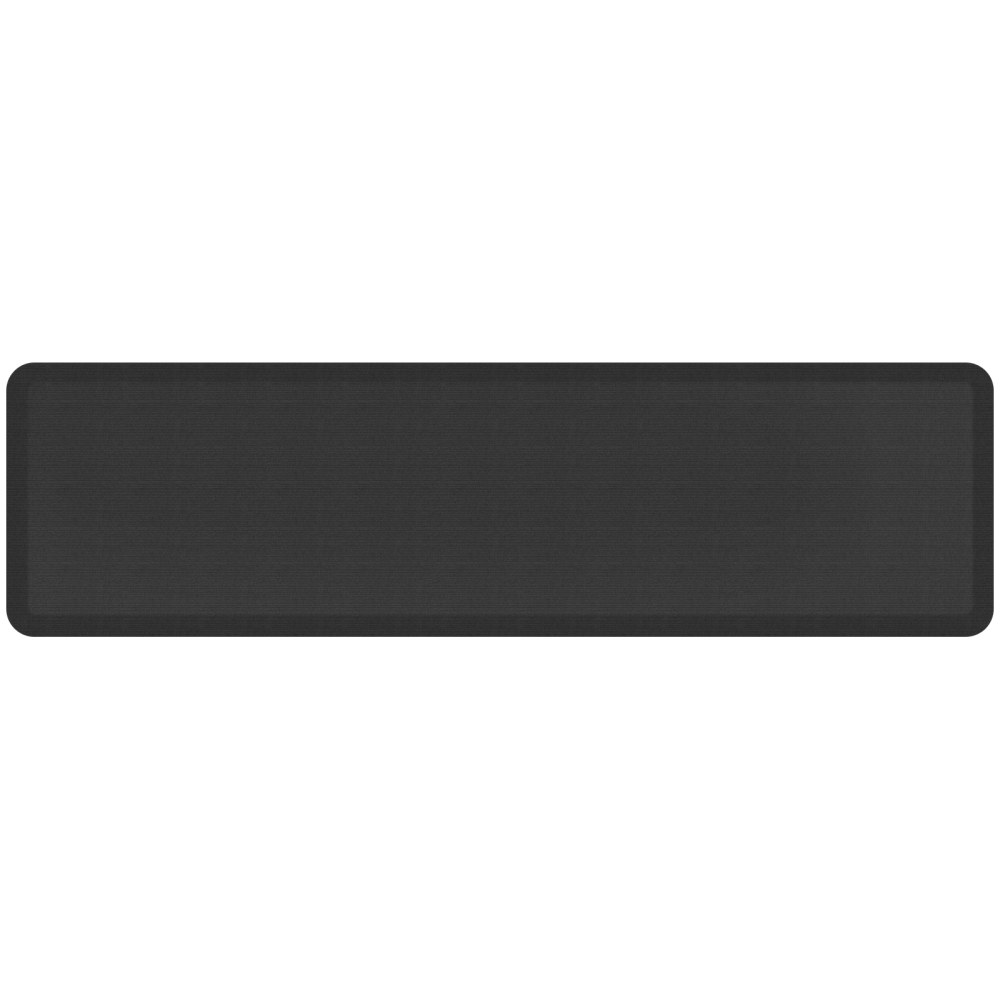 GelPro NewLife Designer Comfort Grasscloth Anti-Fatigue Floor Mat, 20in x 72in, Charcoal MPN:106-23-2072-4