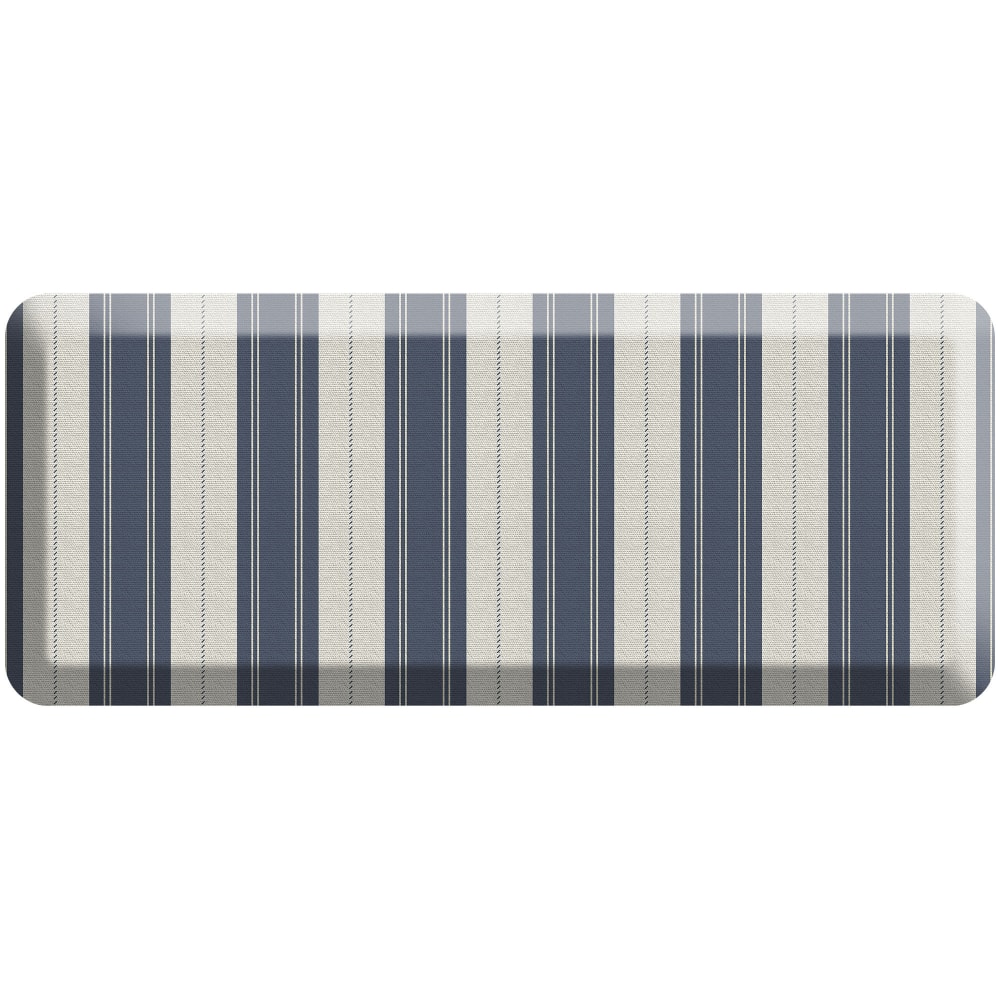 GelPro Designer Comfort Polyurethane Anti-Fatigue Mat For Hard Floors, 20in x 48in, Taylor Blue MPN:106-P-2048-TYND