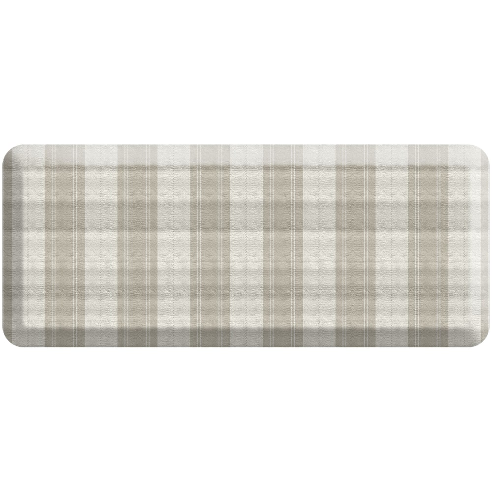 GelPro Designer Comfort Polyurethane Anti-Fatigue Mat For Hard Floors, 20in x 48in, Taylor Khaki MPN:106-P-2048-TYOT