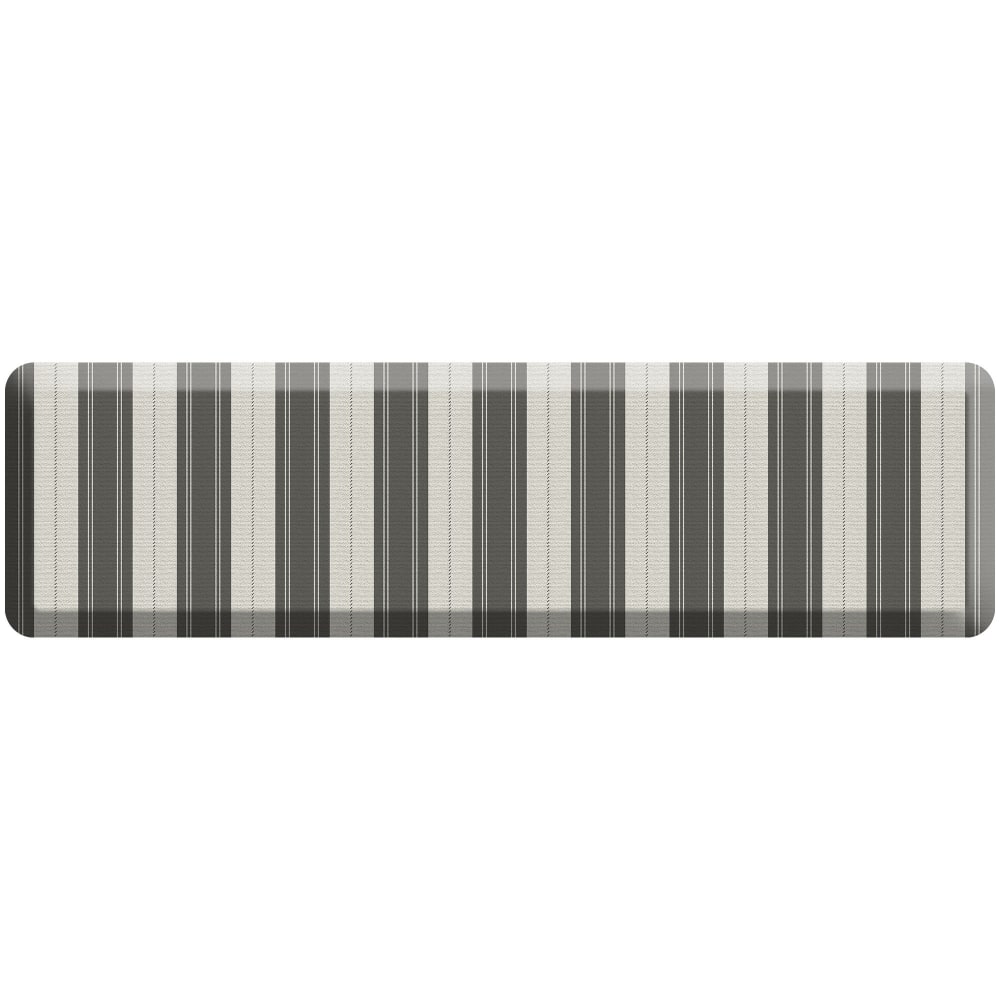 GelPro Designer Comfort Polyurethane Anti-Fatigue Mat For Hard Floors, 20in x72in, Taylor Gray MPN:106-P-2072-TYGS