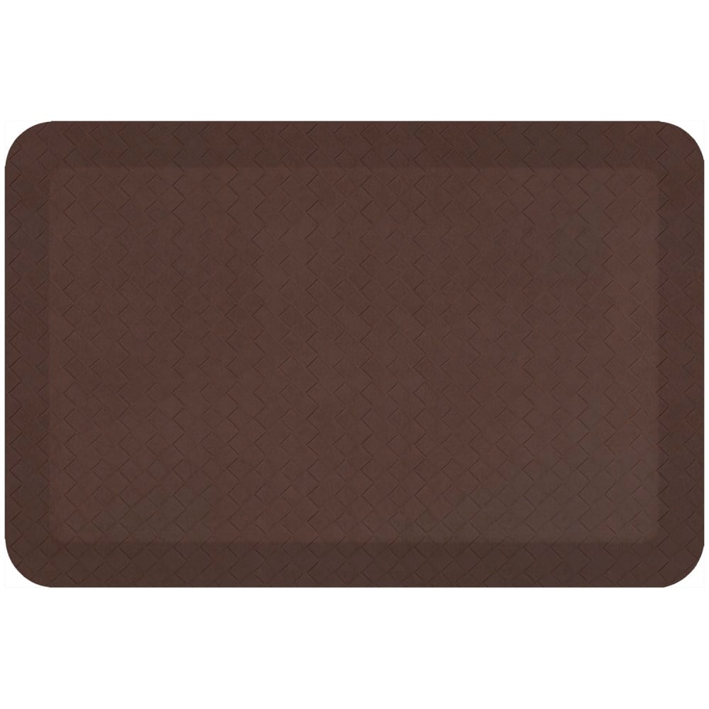 GelPro Designer Comfort Polyurethane Anti-Fatigue Mat For Hard Floors, 20in x 30in, Basketweave Truffle MPN:108-13-2030-2