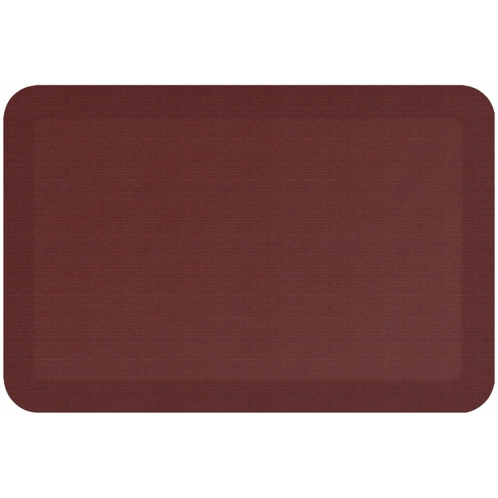 GelPro Designer Comfort Polyurethane Anti-Fatigue Mat For Hard Floors, 20in x 30in, Grasscloth Crimson MPN:108-23-2030-2