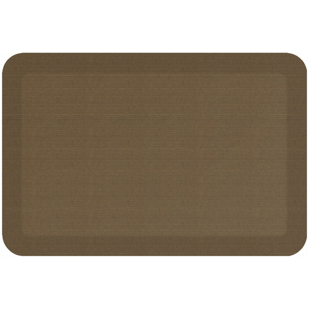 GelPro Designer Comfort Polyurethane Anti-Fatigue Mat For Hard Floors, 20in x 30in, Grasscloth Khaki MPN:108-23-2030-5