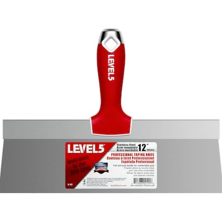 Taping Knife, SS, Soft Grip, 12 MPN:5-137