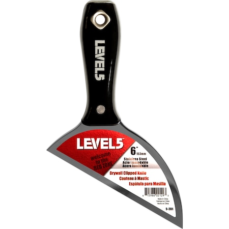 Clipped Knife, Stainless Steel, 6 MPN:5-201