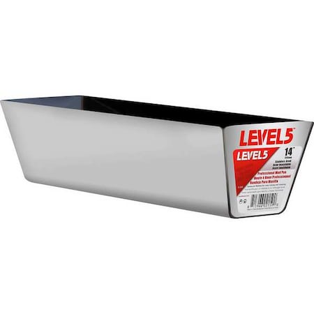 Mud Pan, Stainless Steel, 14 MPN:8-334