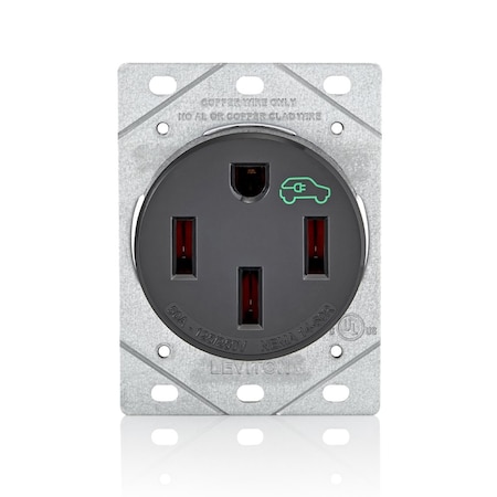 EV Charging Outlet, 50 Amp, NEMA, 14-50R MPN:1450R