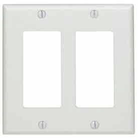 Leviton 80409-W 2-Gang Decora/GFCI Device Decora Standard Thermoset White 80409-W - Pkg Qty 25