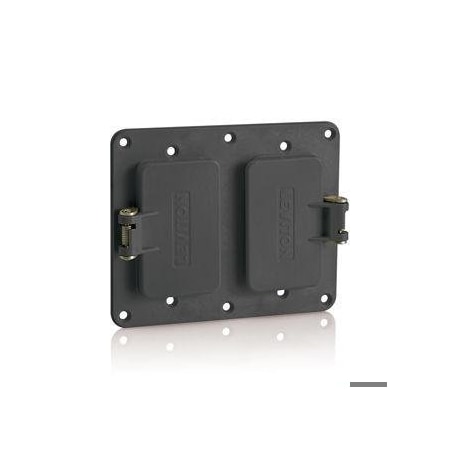 GFCI/Decora Coverplate WR Flip Black MPN:3251W-E