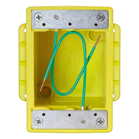 Electrical Box, 21.8 cu in, 1, Glass-Filled Polyester, Rectangular Shape MPN:452CR-4