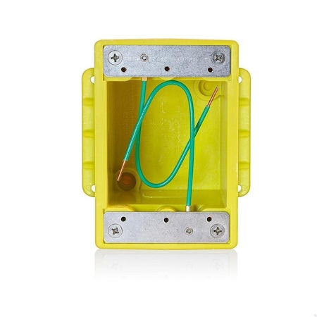 Wetguard 1-Gang FD Box Ylw CR MPN:453CR-4