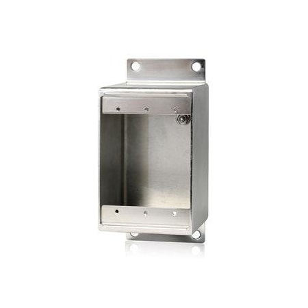 FD Box, 37.2 cu in, 1 Gang, Stainless Steel, Rectangular Shape MPN:FDSS1