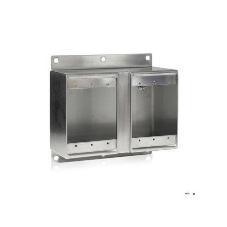 FD Box, 87.3 cu in, 2, Stainless Steel, Rectangular Shape MPN:FDSS2